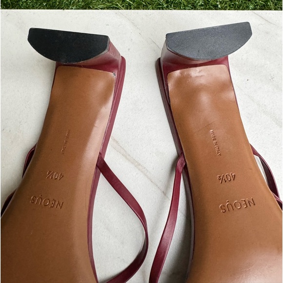 NEOUS Mannia Leather Strappy Heel Sandals EU size
40.5 US 10 $500. - Picture 12 of 16
